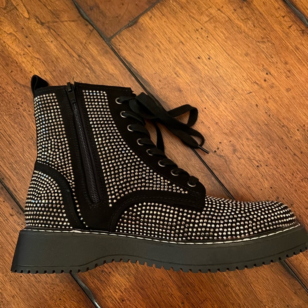 Madden Girl Rhinestone Boots